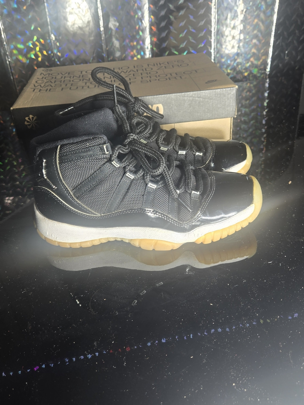 Size 5.5 Y - Jordan 11 Retro High Space Jam